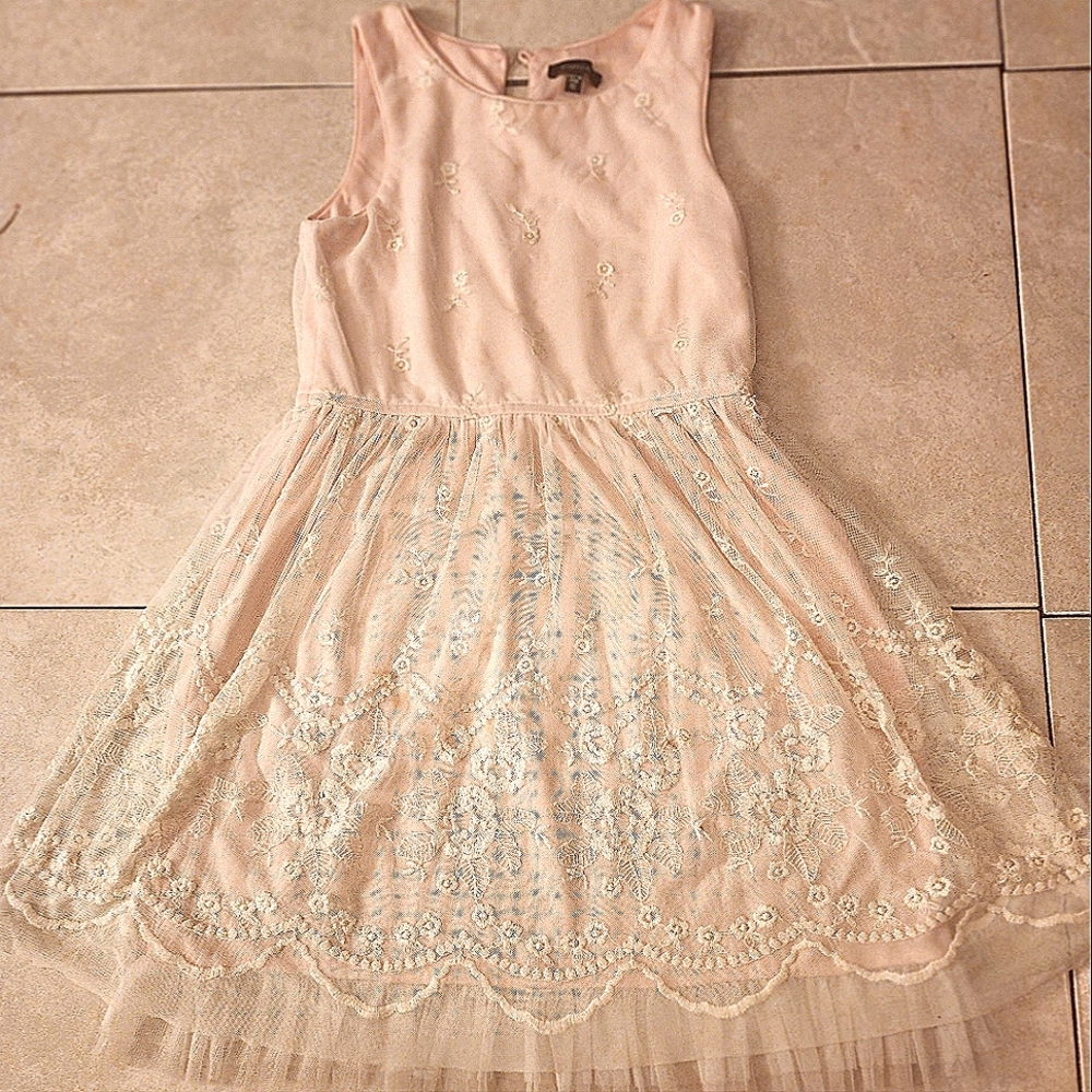 Girl's Soft Pink Dress